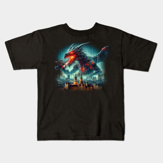 Ghost of wawelski dragon Kids T-Shirt by Kasta'style